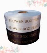 Cinta satinada importado ancho 3cm con impresión de logo personalizado - Imagen 2