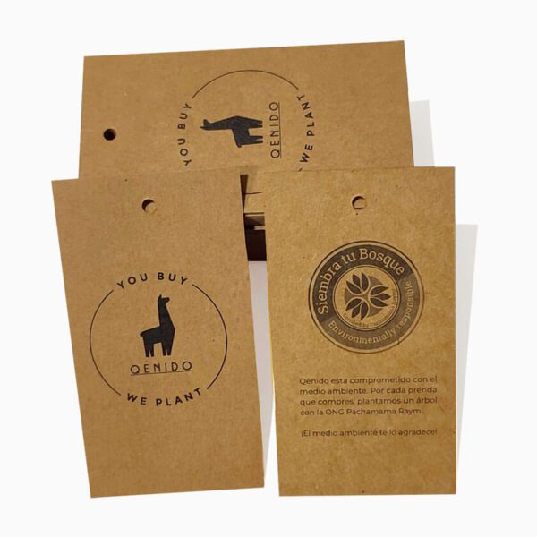 Etiquetas Kraft ecológico personalizado