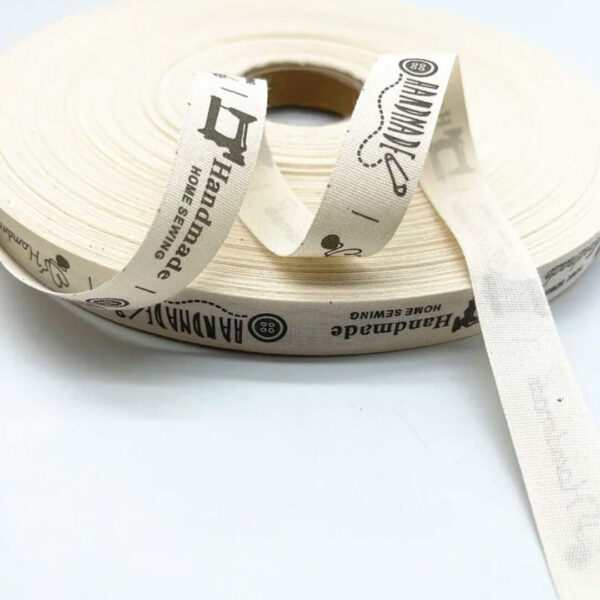 Cinta de algodón 2.5cm. personalizado