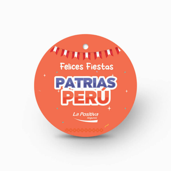 Etiquetas de cartón forma circular
