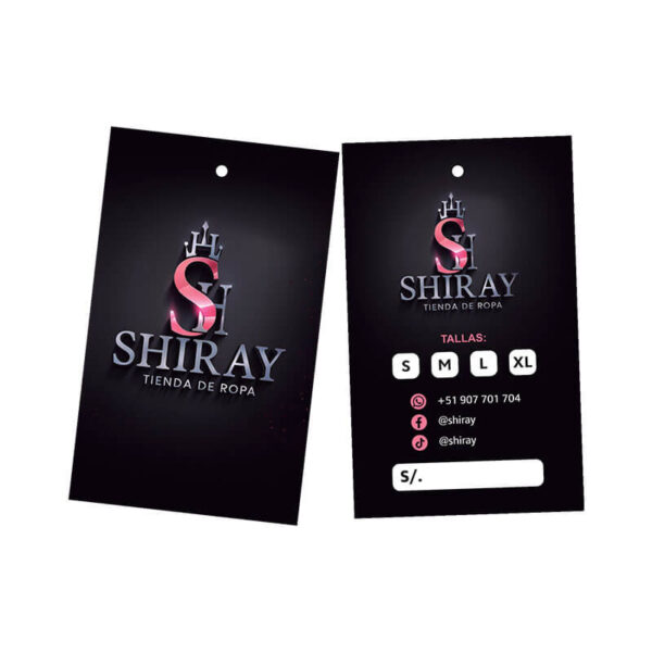 etiquetas de cartón personalizadas