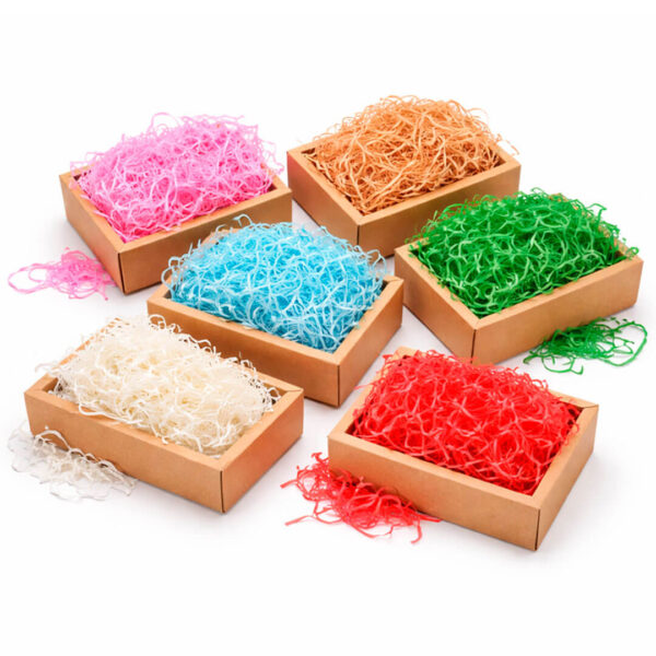 viruta de papel en lindos colores